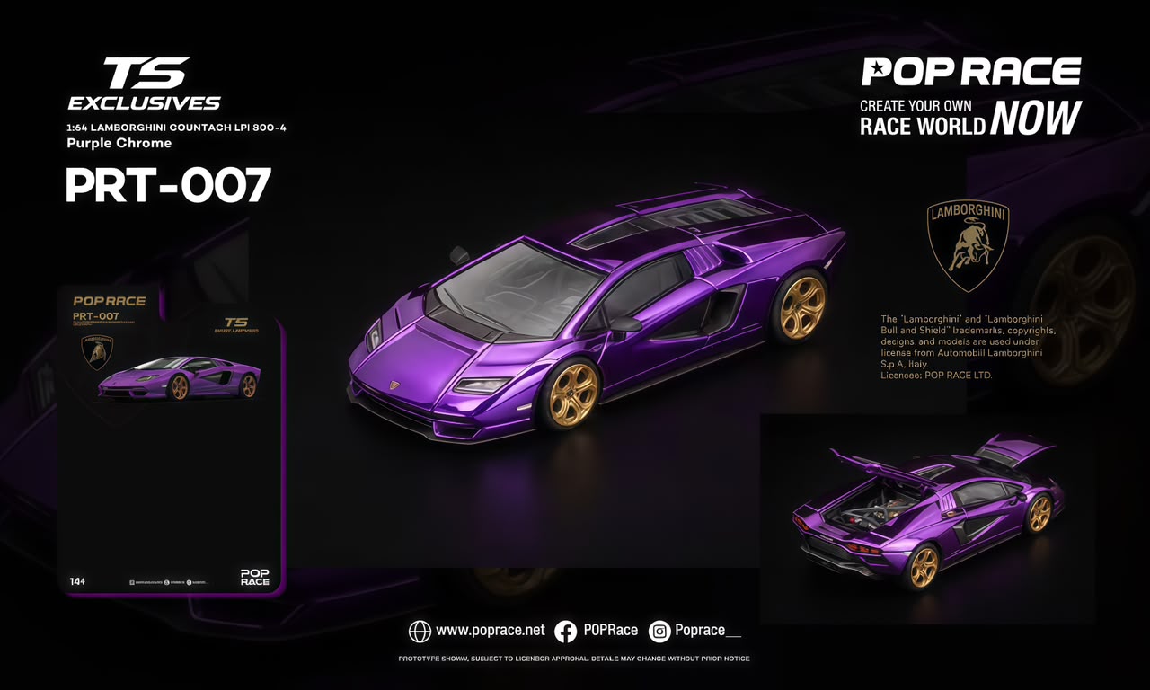 Pop Race - Lamborghini LPI 800-04 - 1:64 Scale Model - PRE ORDER