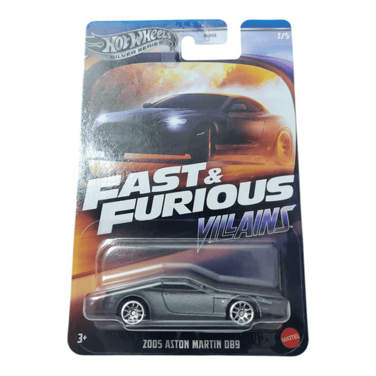 Hot Wheels Fast & Furious Villains Silver Series - 2005 Aston Martin DB9 - Imported - Die-Cast Cars - Buy Hot Wheels Cars Online India