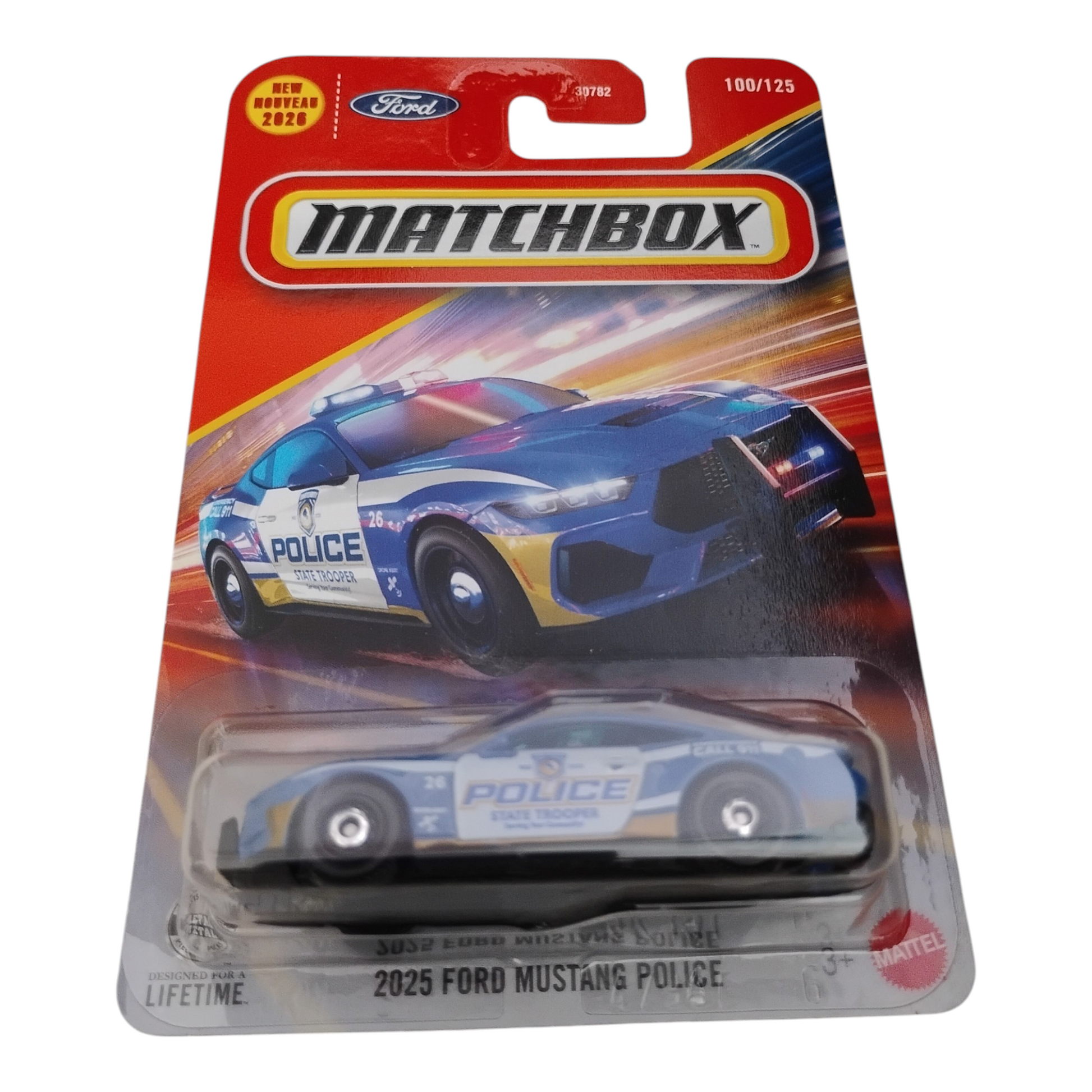Matchbox - 2025 Ford Mustang Police - 1:64 Diecast Model - Torque Tribe