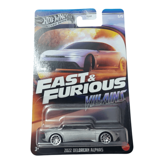 Hot Wheels Fast & Furious Villains Silver Series - 2022 Delorean Alphas - Imported - Die-Cast Cars - Buy Hot Wheels Cars Online India
