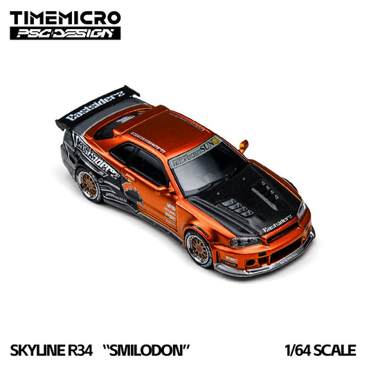 Time Micro x PSC Design - R34 Smilodon - Eastsiderz - 1:64 Scale Model - PRE ORDER - Torque Tribe