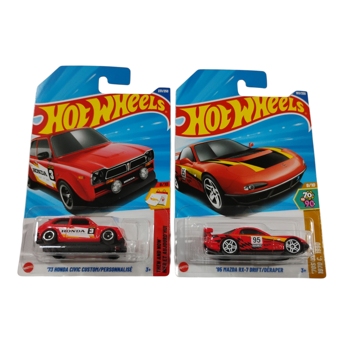 73 Honda Civic Custom & 95 Mazda RX-7 Drift