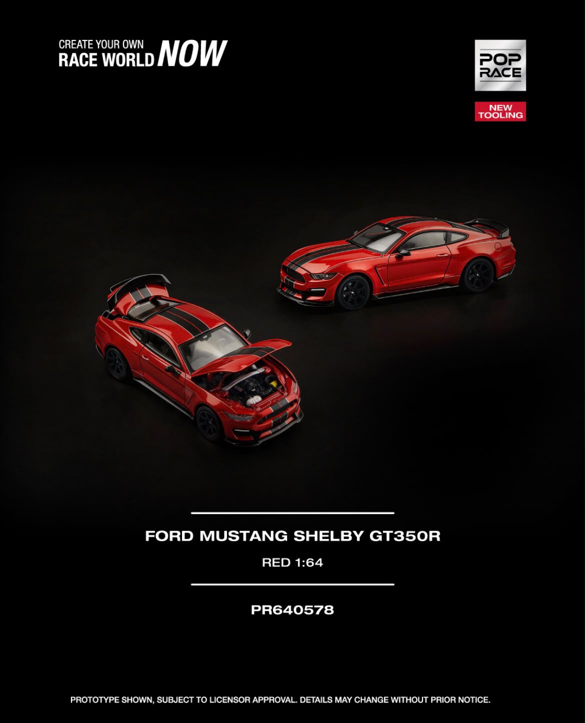 Pop Race - Shelby GT350R Racing Red - Pre Order