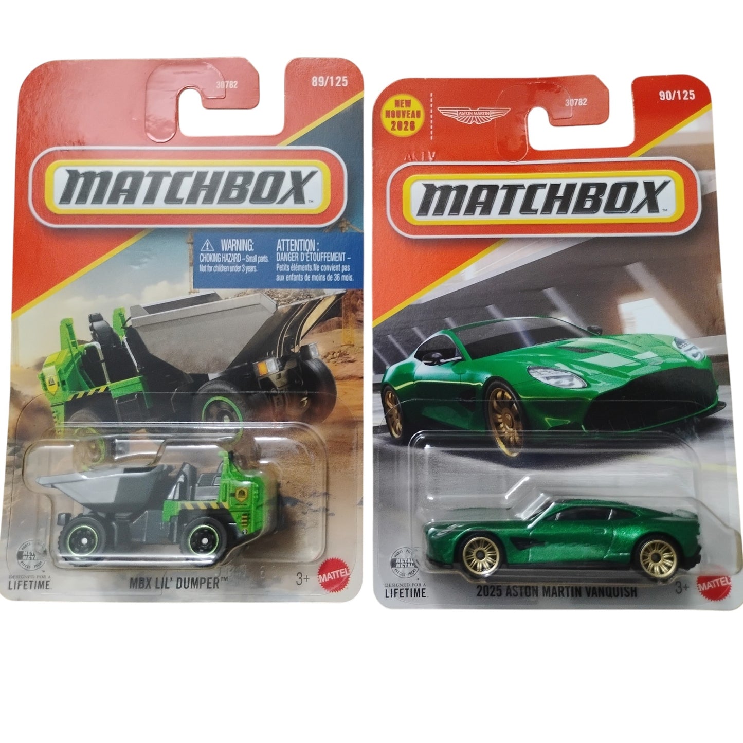 Matchbox - 2025 Aston Martin Vanquish & MBX LiL Dumper - 1:64 Scale Model