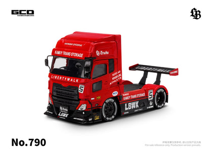 GCD - LB TRUCKS UD QUON HEAD SUPER SILHOUTTE RED-BLACK - PRE ORDER