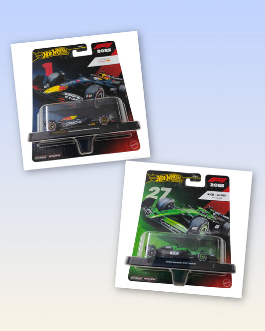 Hot Wheels - 27 Kick Sauber & 1 Red Bull - F1 Premiums - Torque Tribe