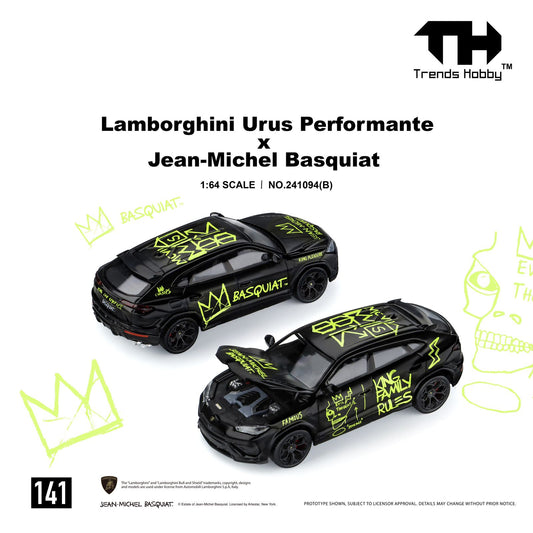 Trends Hobby - Lamborghini Urus Performante x Jean Michel Basquiat Black - Blister - PRE ORDER