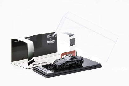 GCD x Enchery - 2024 Mazda MX-5 Roadster - Black - 1:64 Scale Model - Torque Tribe