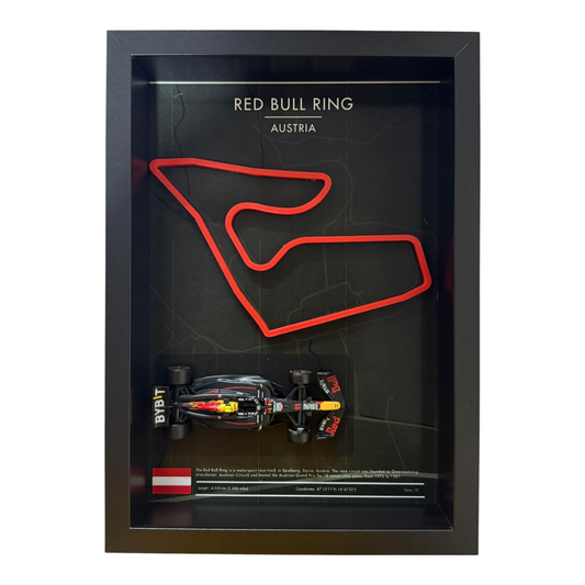 F1 3D Track Wall/Desk Frame - Red Bull Ring Austria