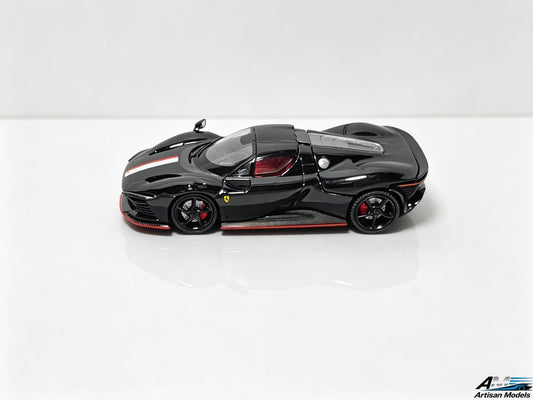 Artisan Models - Ferrari SP3 - Gloss Black - 1:64 Scale Model - Pre Order - Torque Tribe