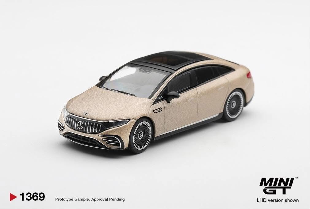 Mini GT - Mercedes AMG EQS 53 - Gold - Box - 1:64 Scale Model - PRE ORDER