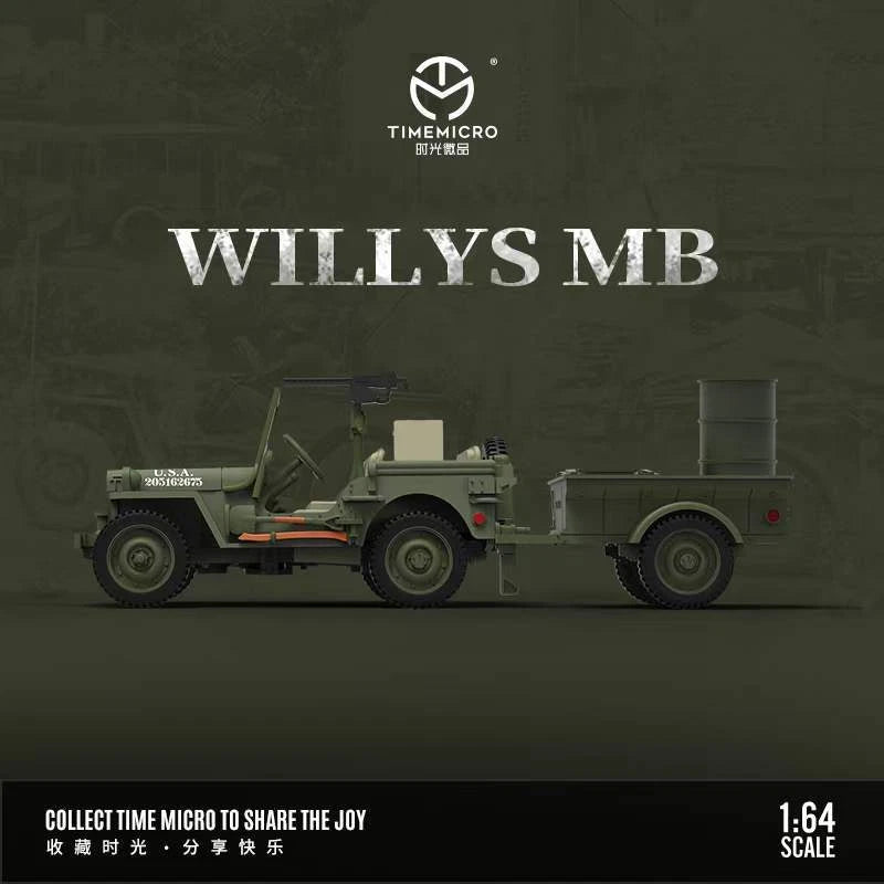 Time Micro Willys MB Military Green 1:64 - view 5