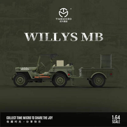Time Micro Willys MB Military Green 1:64 - view 5