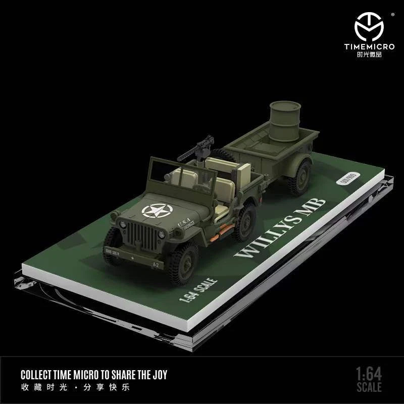 Time Micro Willys MB Military Green 1:64 - view 2