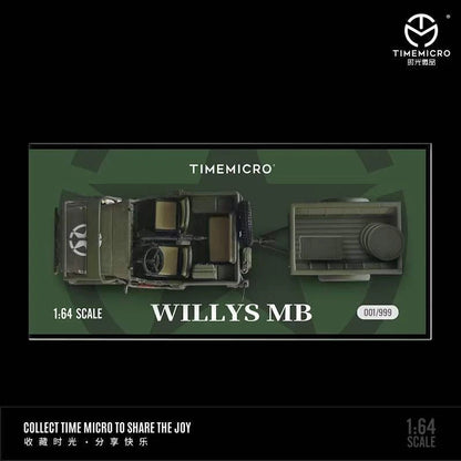 Time Micro Willys MB Military Green 1:64 - view 6