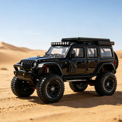 GCD - 2024 Jeep Wrangler - Black - 1:64 Scale Model